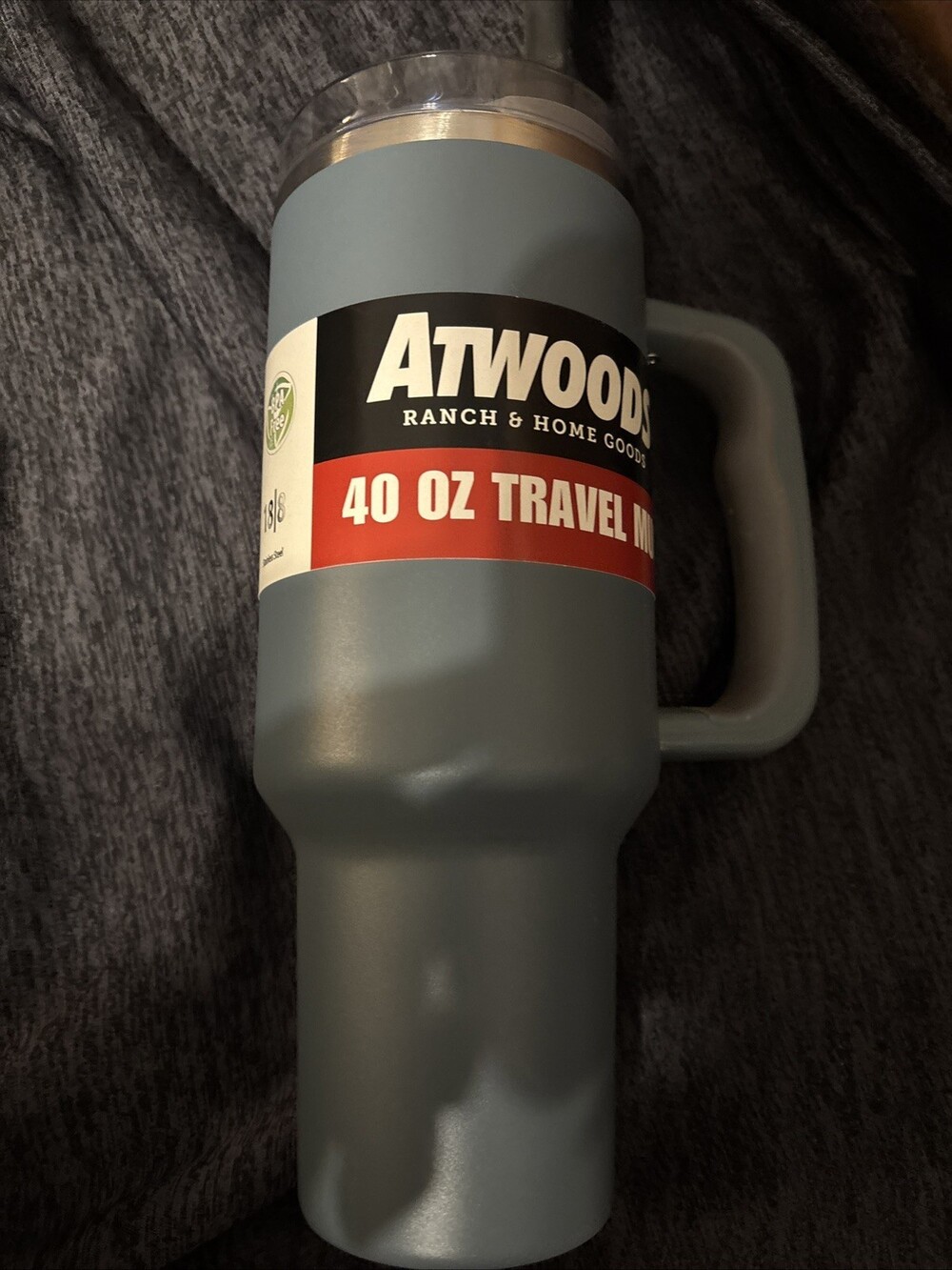 NEW 40oz Blue Tumbler With Handle and Straw Lid